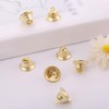 100 Pcs Small Golden Liberty Bells Christmas Jingle Bells Craft