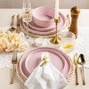 AmorArc Ceramic Dinner Plates Set of 6,10.0 Inch Matte Stoneware