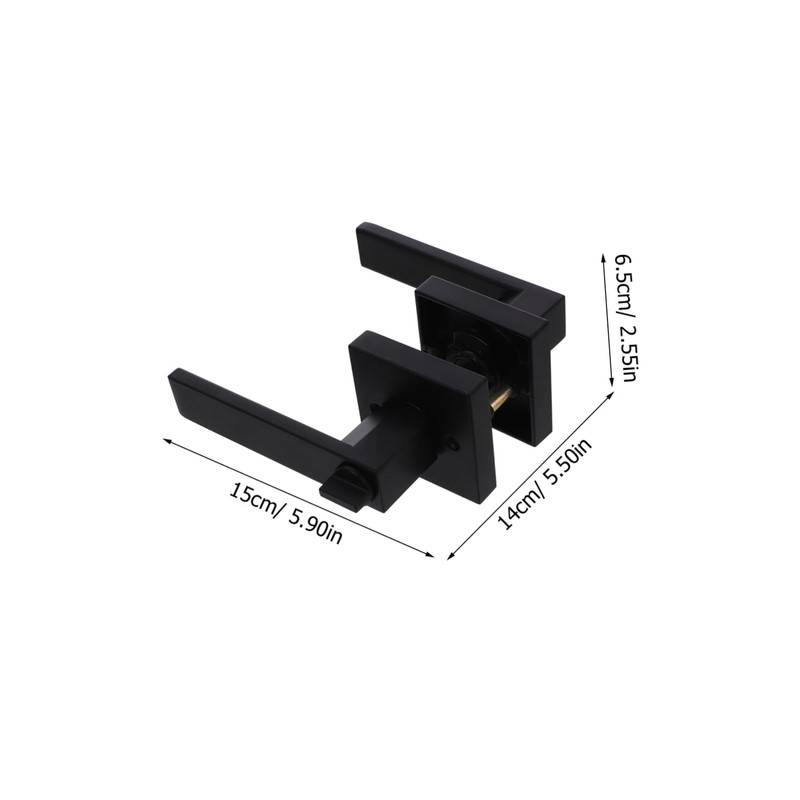 SHINEOFI 1 Set Heavy Duty Door Handle Lock Set Privacy