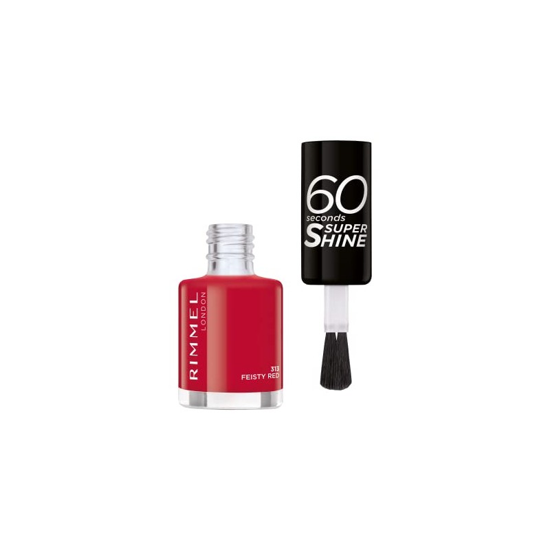 Rimmel 60 Seconds Super Shine Nail Polish - 313 Feisty