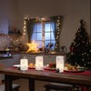 KunSween Christmas Flameless Candles with Timer, 3 Pack LED Pillar
