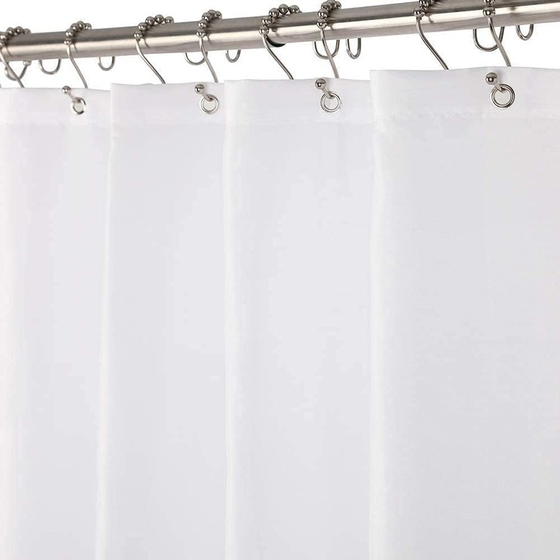 Amazer Small Stall Shower Curtain Liner Washable, 36 x 72