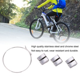 VBESTLIFE 3 Pawls Spring Kit, Stainless Steel Chromium Steel High Hardness Integrated Design Bike Hub Pawl Spring Set