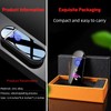 NINSI Spinning Arc Lighter, Windproof Flameless Electric Lighter, Touch Sensor