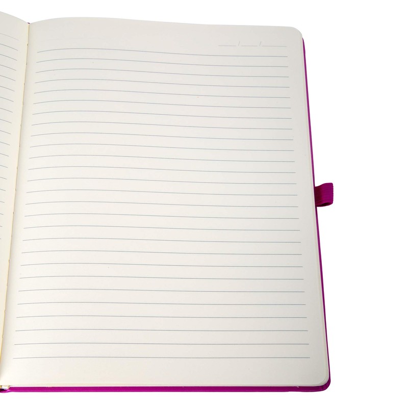Office Works, Picasso Notebooks 80-Sheet Ruled 80gsm Fine Journal, 7.5