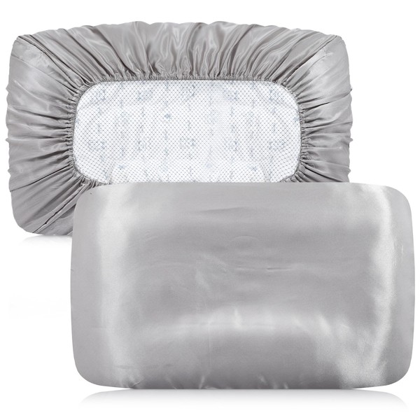 Prasacco Pack of 2 Cushion Covers, Elastic Polyester Cushion Cover,