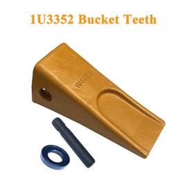 HYAT 1U3352 Bucket Teeth +9J2358P Pins + 6Y9459W Retainers, 1U-3352 Bucket Teeth Fit for Caterpillar CAT J350 Bucket Tooth - 3 Pack
