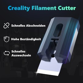 Creality K2 Plus Combo Filament Cutter Module, Original K2 Plus Accessories, Fast Cutting Filament, High Durability and Quick Replacement of Filament Cutter Parts for 3D Printers (10 Pieces)