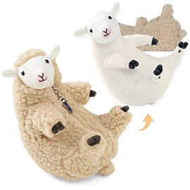 Shaved Sheep Stuffed Animal, Sheep Plush Toy, Cute Plushie for Girls, Sleeping Pet Buddy, Lamb Stuffed Animal Best Birthday Gifts for Women Boys Teens, Small Plush Toy
