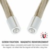 2X Strong Magnetic Curtain Clips Tie Rope Backs Holdbacks Buckle
