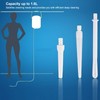 Enema Bucket Kit 1.6L Stainless Steel Bucket Reusable Shower Enema