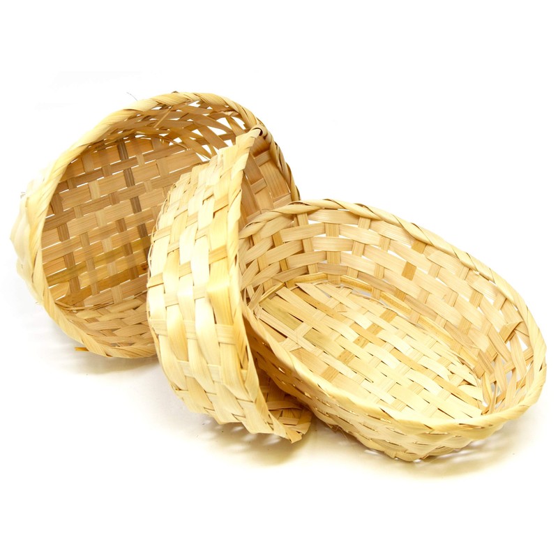 Lashuma Braided Filling Baskets, Pack of 3 Easter Baskets, Empty
