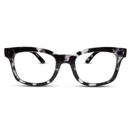 Square Frame Grey Leopard Blue Light Readers for Women with Trendy Look & Sturdy Made - Spring Hinges Reading Glasses for Women - Comfy for all Face Shapes Blue Blocking Cheaters - Women's Readers 1.0