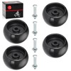 4Pcs Deck Wheel Kit Compatible with Craftsman Snapper Simplicity Murray