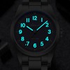 ADDIESDIVE Slim Watch Purple Dial Synthetic Sapphire Super Lume 100