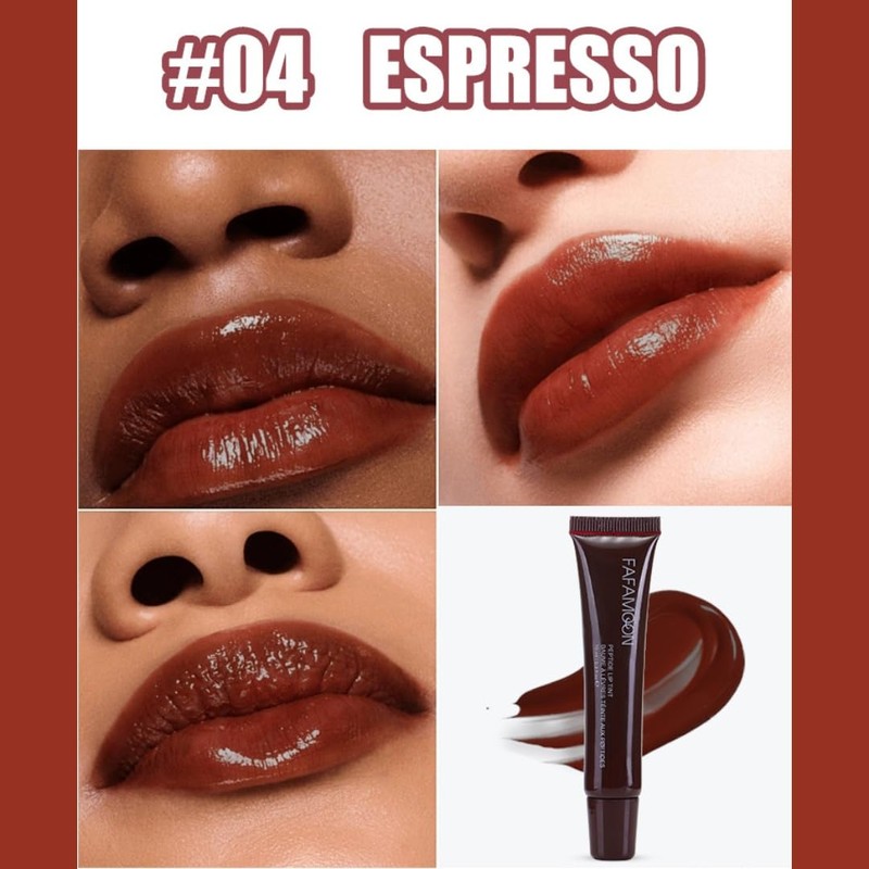 FARSEE Brillo labial hidratante de larga duración, gelatina, lápiz labial