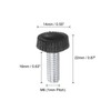 uxcell 20pcs M6 x 16mm Metric Male Thread Knurled Knobs,