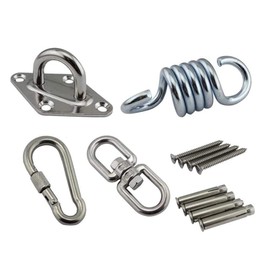 Ayunwei Hammock Hanging Hardware Kit 304 Stainless Steel Heavy Duty Ceiling Hooks for Aeorial Yoga Trapeze, Boxing Bag, Swing Chair