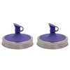 Ultra Violet Oil Cruet Pour Spout Silicone Insert for Mason