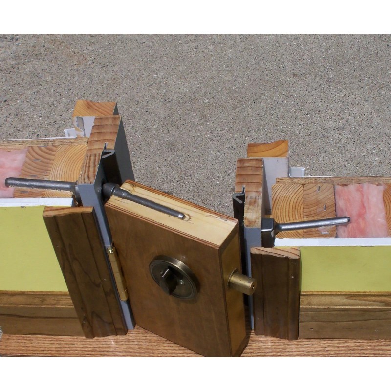 Break-in-Blocker Deadbolt & Hinge-Side Doorframe Reinforcement includes kit - for