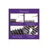 Extensiones de Pestañas Nagaraku 4D W Negro Curvatura D Largo