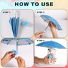 TOYMIS 2pcs Cell Phone Umbrella, Multifunctional Adjustable Cute Phone Shade