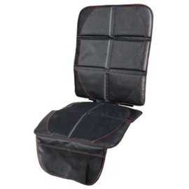 N/A Child Car Seat Protector Baby Auto Seat Protector Mat Extra Large Storage Pocket