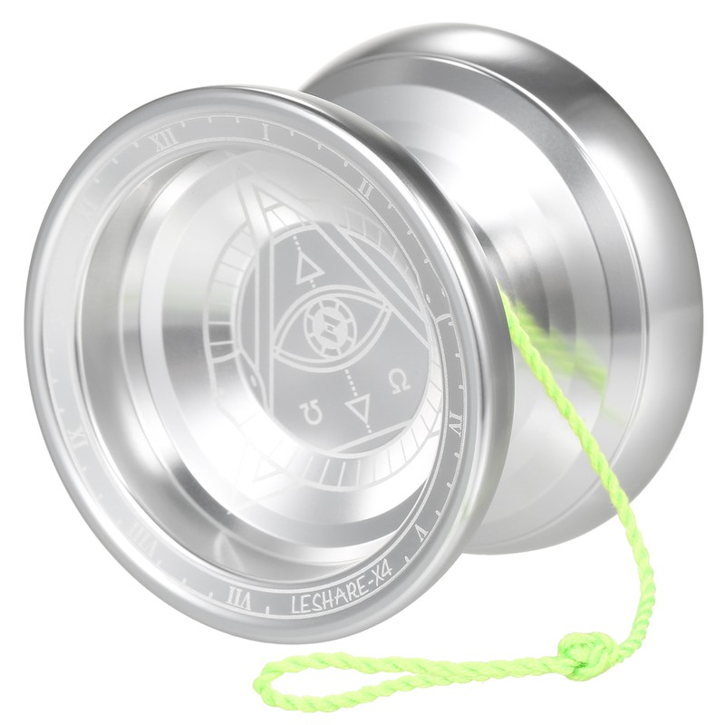 2pcs Competitive Yoyo Aluminum Alloy Yoyo Ball with Strings and