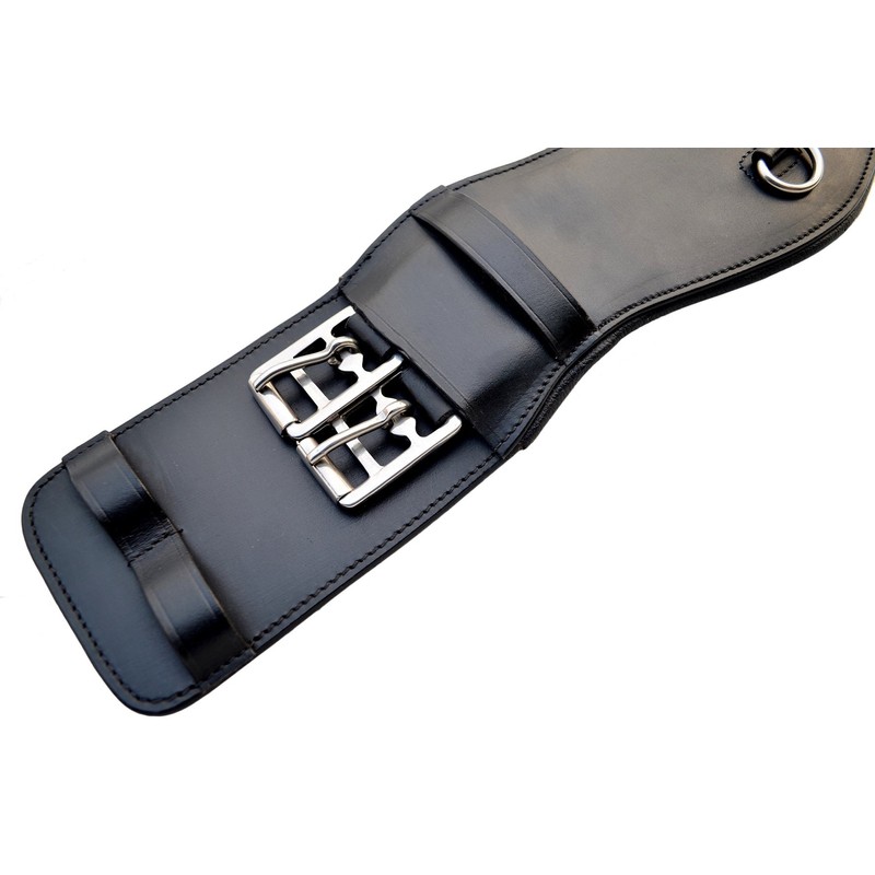 SIE Leather Dressage Strap Stress Relief Strap Black 22"
