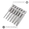 Mesee 14 Pieces 1/4 Inch Hex Shank Star Head Screw