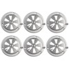 UCCKEYI BBQ Smoker Air Vent Set, 6 Pieces Stainless Steel