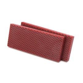 WOODRIVER Acrylic Honeycomb Knife Scale - Red - 3/8" x 2" x 5" - 2-Pieces