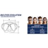 Cressi Big Eyes Evolution Crystal, white/blue