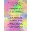 Romantic Birthday Verse Poem Card (Special Girlfriend)
