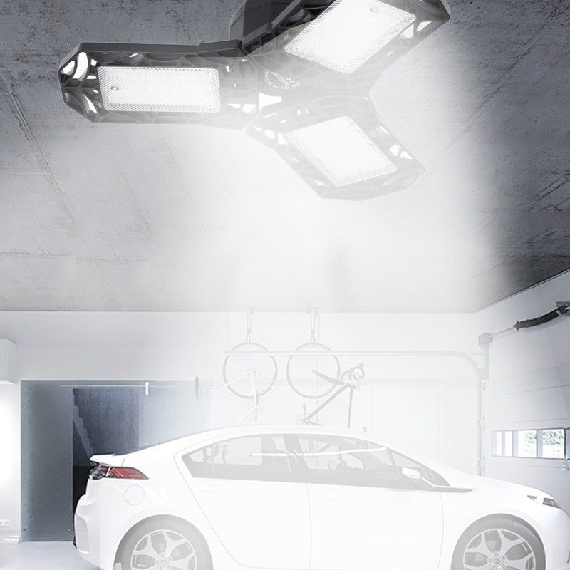40W E27/E26 36LED Fan Garage Light Plastic Black Industrial Working