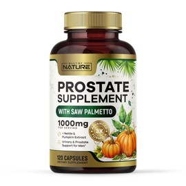 Built by Nature Built by Nature Prostate Supplement with Saw Palmetto - Advanced 3X Formula + Stinging Nettle and Pumpkin Seed Extract C Urinary and Prostate Health Support for Men - 120 Capsules