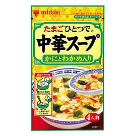 Mitsukan Chinese Soup with Crab and Wakame Seaweed, 1.1 oz (30 g) x 10 Bags