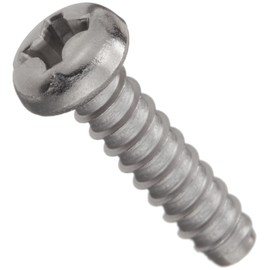 Kitaco K-CON 0900-036-00002 Screw for Turn Signals & Tails, M3 x 0.5 inches (12 mm), Universal, 4 Pieces, 2 Grooves, Cross Hole, Tapping, Stainless Steel