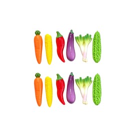 Funny Vegetable Hair Clips Set, 3D Realistic Simulated Food Hair Pins