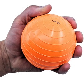 PRISP Indoor Thrown Shot Put - Throwing Ball with Ribbed PVC Surface