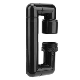Grifo de Brazo Mecánico para Grifo de Brazo Mecánico, de Giratorio, Fregadero de Cocina, Baño, Giratorio y Expandible, Negro, 1 Engranaje, Fácil de In