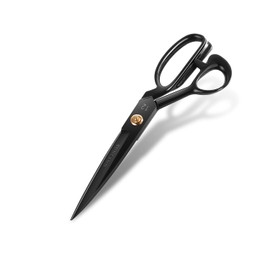 SUNLAND Cashmere Woollens Fabric Scissors Professional Tailor Scissors Sewing Black Large Shears (12 Inch)