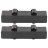 2Pcs 4 String Bass Pickup Bridge Volume Collection Equalizer Electric