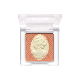 COLORROSE Queen's Cameo Cheek (01 Victoria), Orange, 0.1 oz (2.6 g), Japan Limited Edition, Compact Makeup