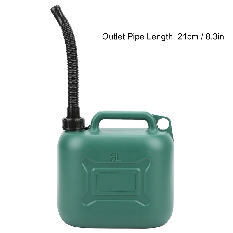 Jerry Can ABS Plastic Portable Gas Canister Military Style Oil