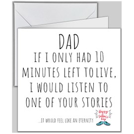 Fathers day Card from Daughter| Funny Dad Joke | Father's Day Cards for Dad from Daughter Son| Ethernity Love Father Day Celebration | Funny Happy Card to the Best Daddy