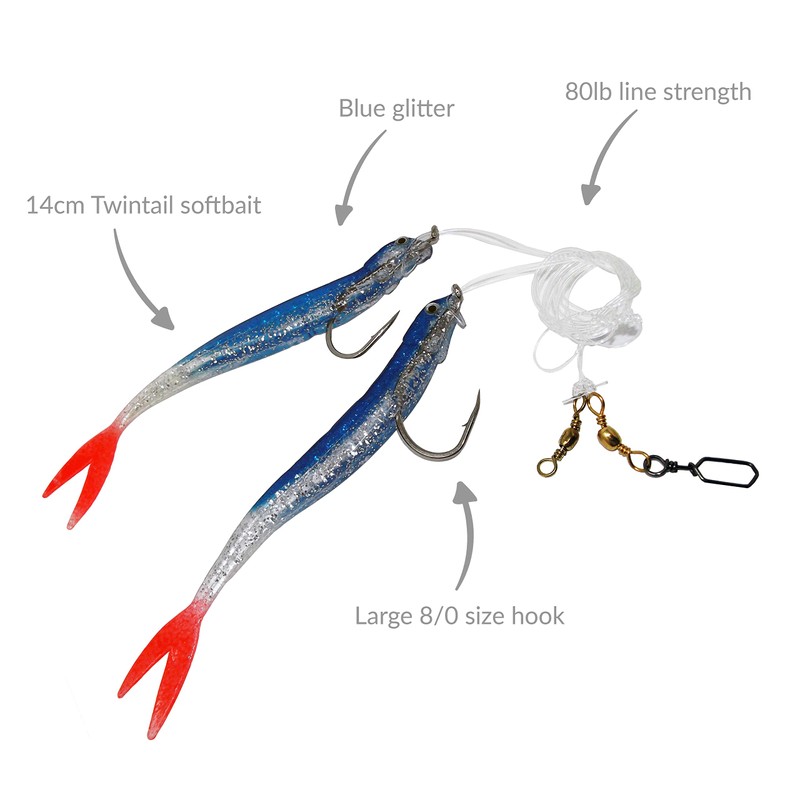 FLADEN Fishing - Deep Sea Cod Glitter Rig Large Size