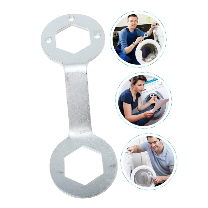 Tofficu High-strength Washing Machine Hand Wrench 36/38mm Spanner Nut Removal