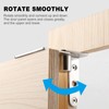 VILLCASE 2 Pieces Stainless Steel Heavy Duty Pivot Door Hinges