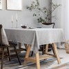 Home Brilliant 6ft Table Cloth, Solid Checker Tablecloth, Table Covers